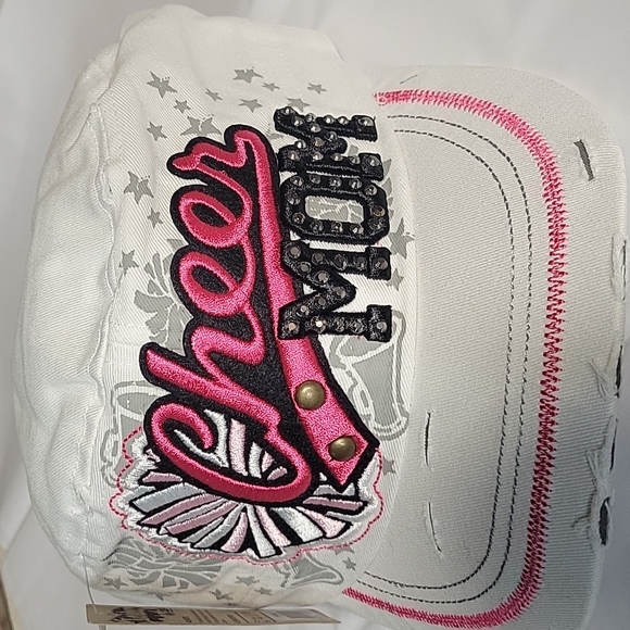Cheer Mom Hat Bling Cheer Squad Hats - Picture 4 of 5